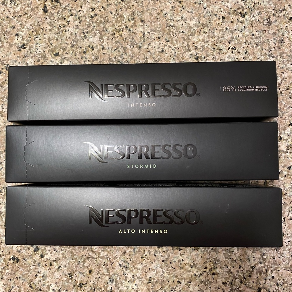 Nespresso Vertuo Coffee pods.,